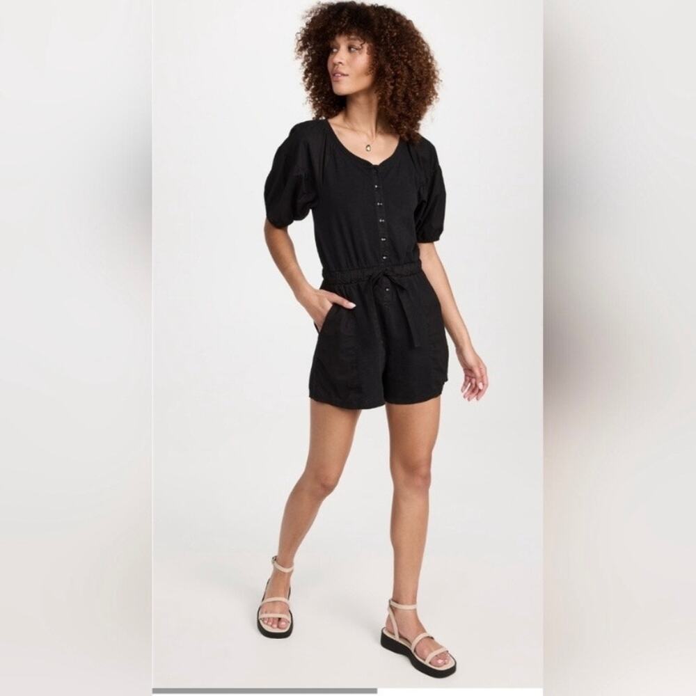 Nation LTD Jet Black Garner Romper Sz.M